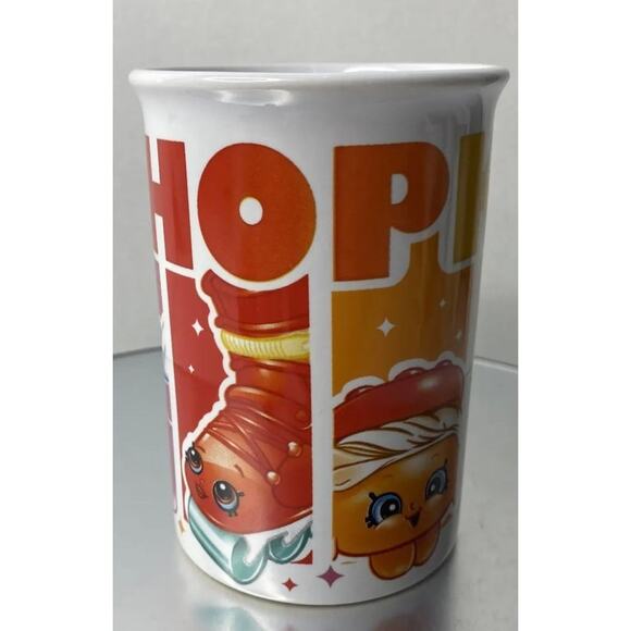 Shopkins‎ Mugs Coffee Cup 4" Cute Rainbow Pattern - Picture 2 of 5